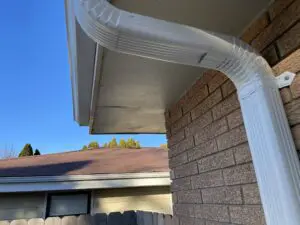 Seamless gutter installation on a Delafield, WI residence by Adonis Roofing