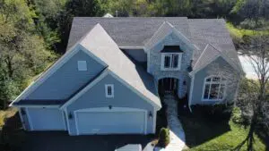 Completed roof replacement project near me in Delafield, WI by Adonis Roofing