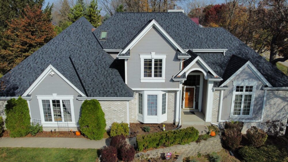 Completed roof replacement project near me in Hartland, WI by Adonis Roofing