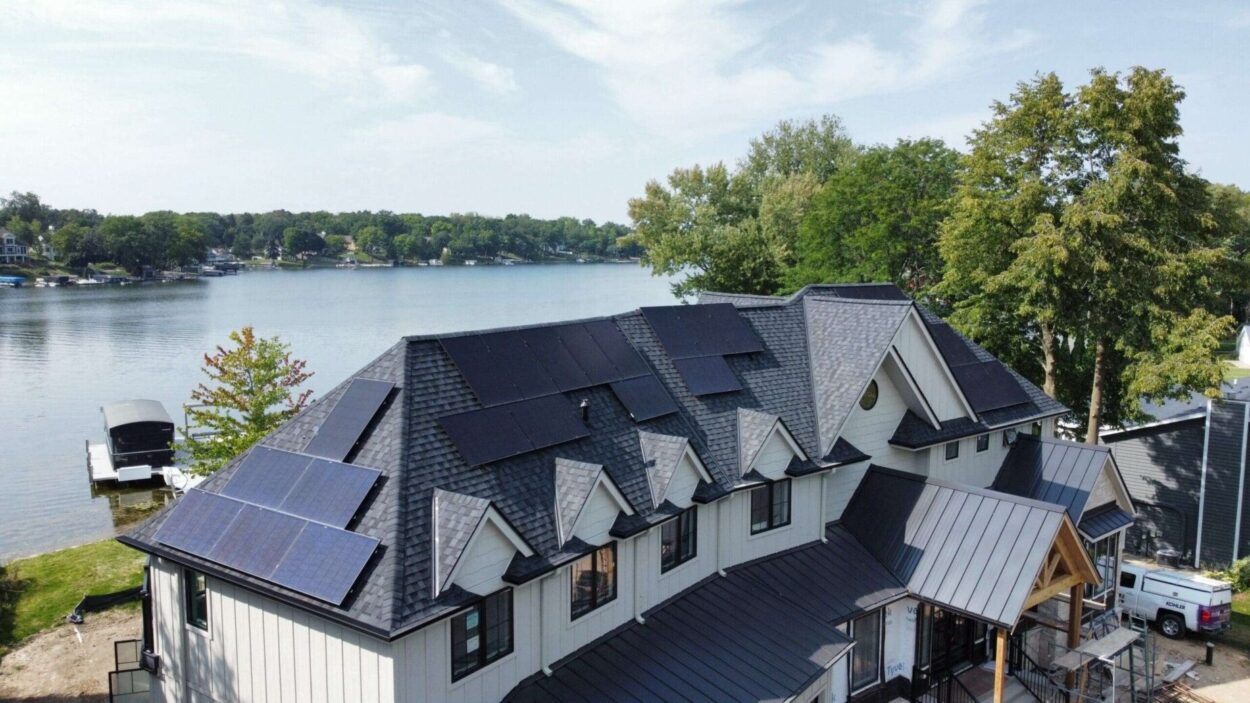 Roof replacement project in Lake Country by Adonis Roofing